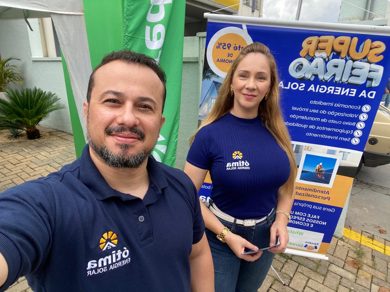 Time técnico da Ótima Energia Solar responsável por instalações em Curitiba e região